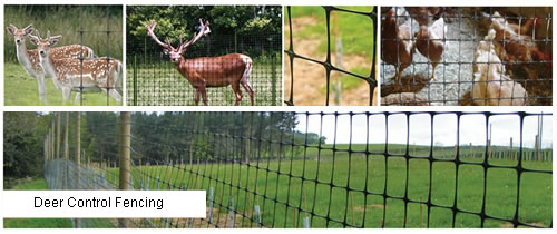 Plastic Mesh Deer Control Fencing